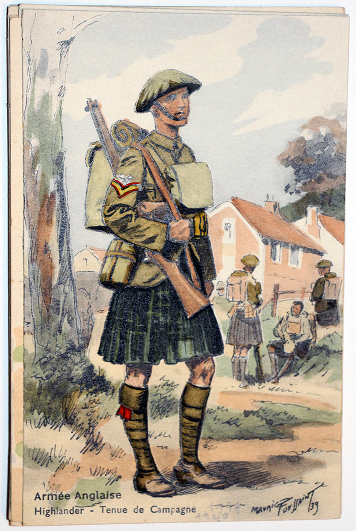 Armée Anglaise Infanterie Highlander - 1939 - Maurice Toussaint