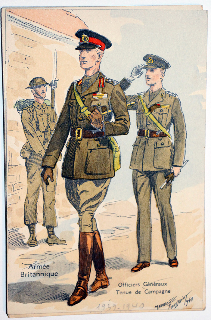 Armée Anglaise Infanterie Officier - 1939 - Maurice Toussaint