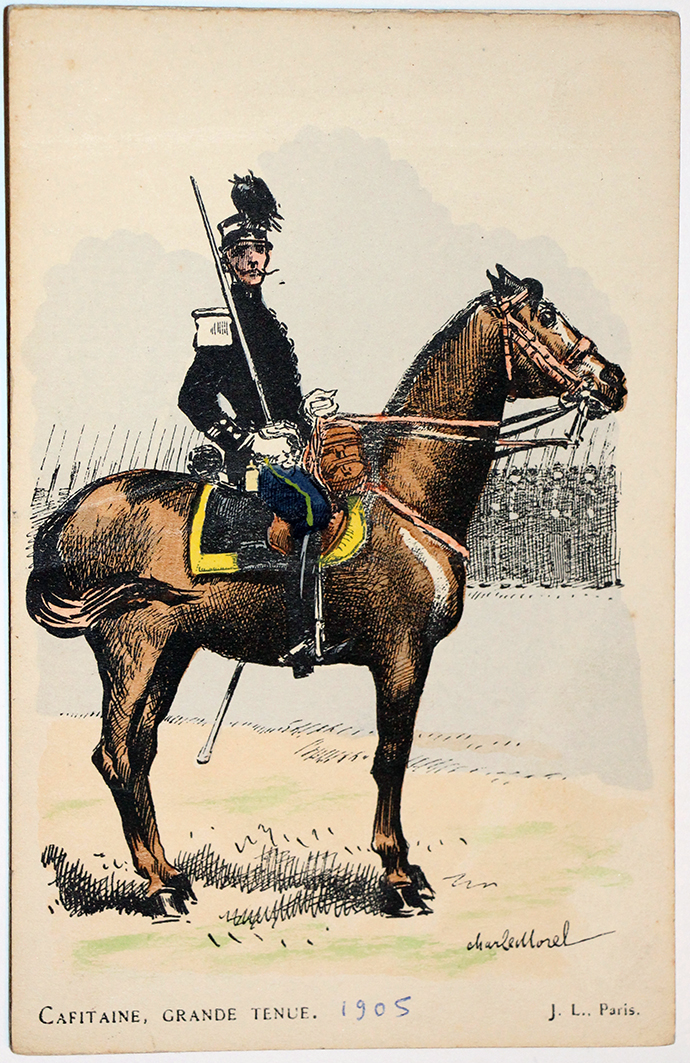 Armée Française - Chasseur Capitaine - 1905 - Charles Morel