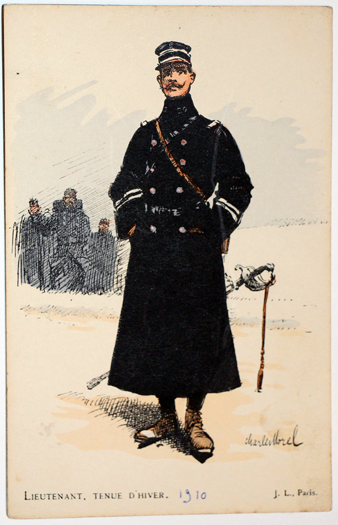 Armée Française - Chasseur Lieutenant- 1910 - Charles Morel