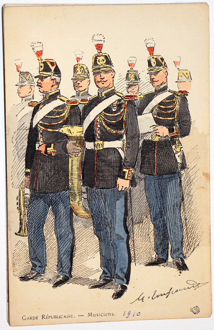 Armée Française - Garde Républicaine - Musicien - 1910 - Maurice Toussaint