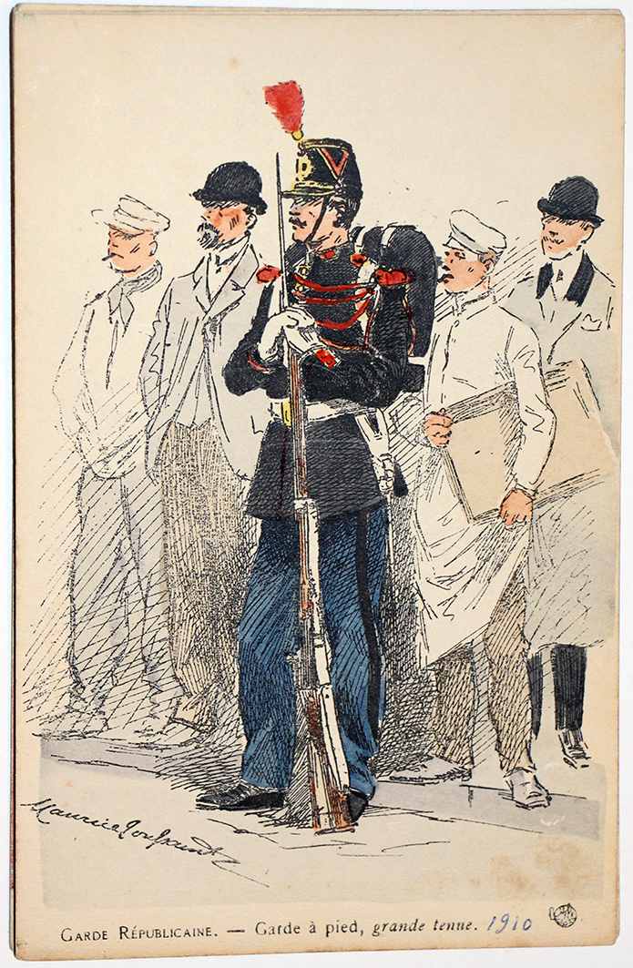 Armée Française - Garde Républicaine - Grande tenue - 1910 - Maurice Toussaint