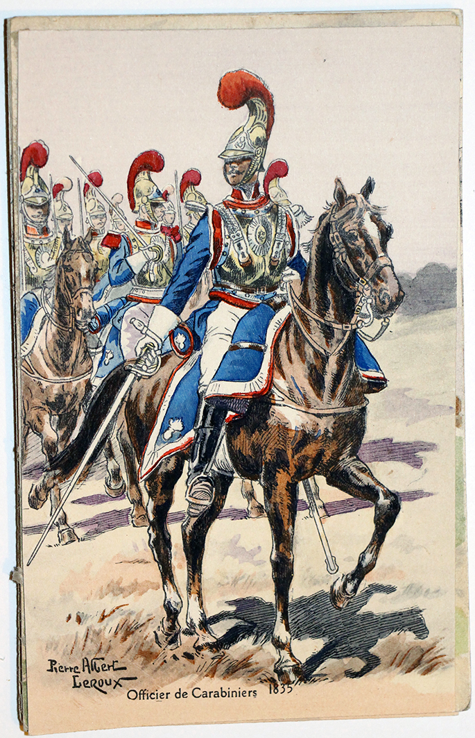 Officier Carabiniers 1835 - Uniforme - Pierre Albert Leroux