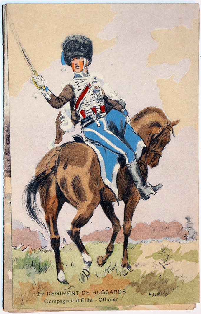 Uniforme - Hussards 2e - Carte postale - Maurice Toussaint