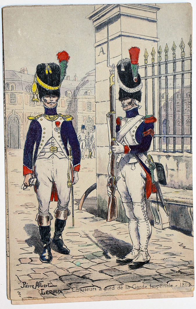 Garde Impériale Chasseurs à Pied - Uniforme - 1er Empire - Pierre Albert Leroux