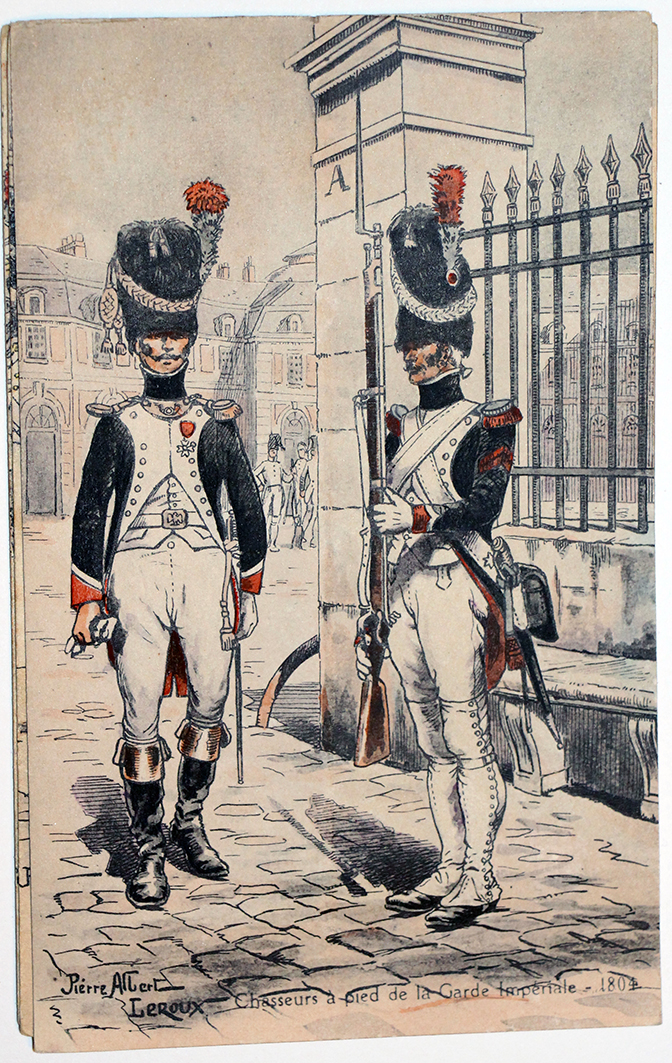 Garde Impériale Chasseurs à Pied - Uniforme - 1er Empire - Pierre Albert Leroux
