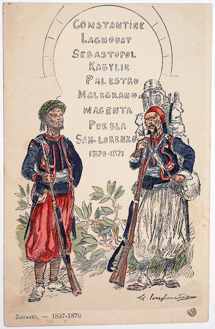 Zouaves Historique 1837/1870 - Uniformes - Maurice Toussaint