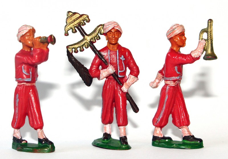 Figurines Starlux ancienne 3 musiciens Marocains