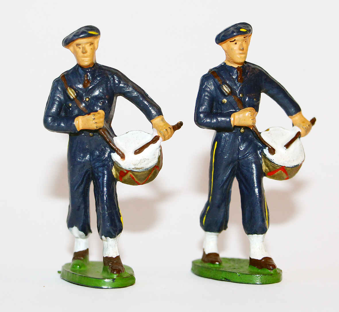 Figurines Starlux ancienne 2 Chasseurs à Pied Tambour