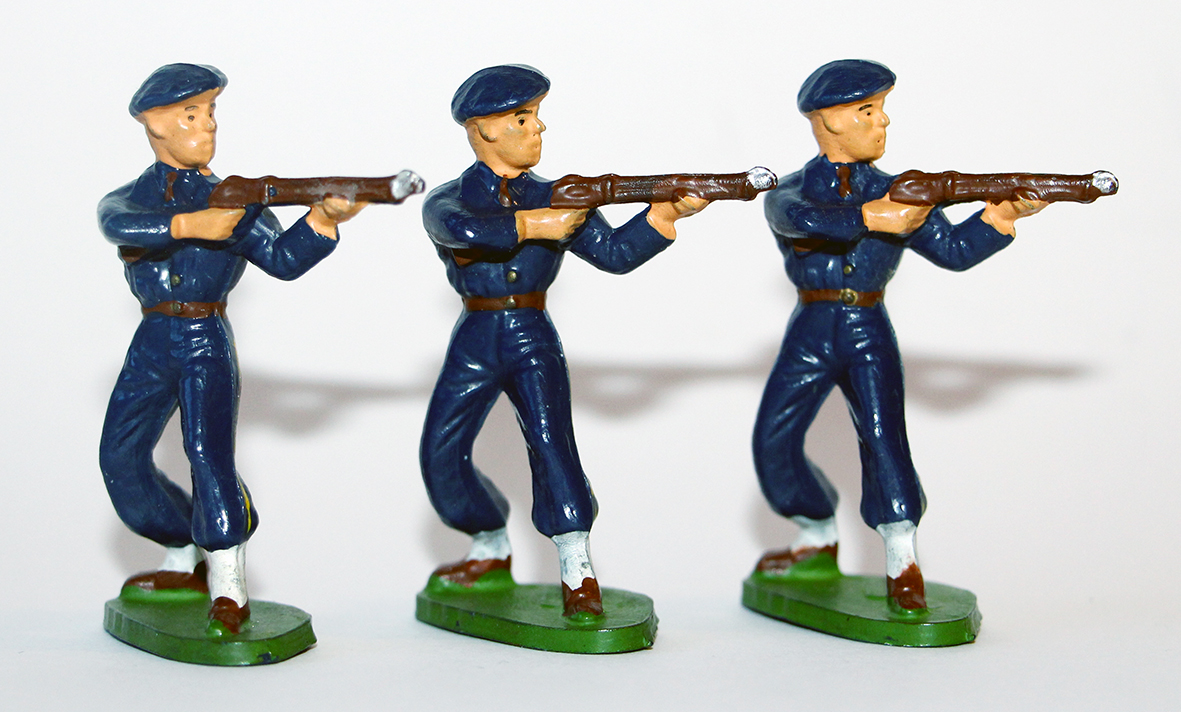 Figurines Starlux ancienne 3 Chasseurs à Pied