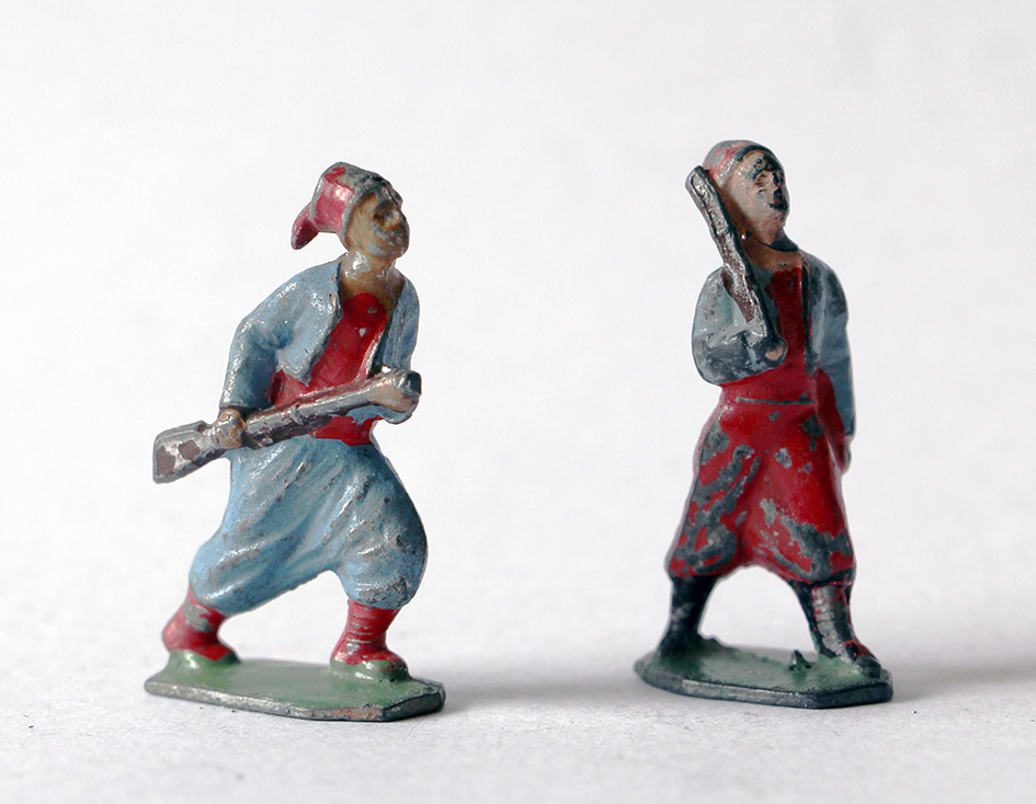 Figurines Plomb creux Infanterie Française 1920 Zouaves Tirailleurs