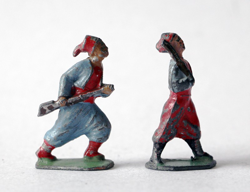 Figurines Plomb creux Infanterie Française 1920 Zouaves Tirailleurs