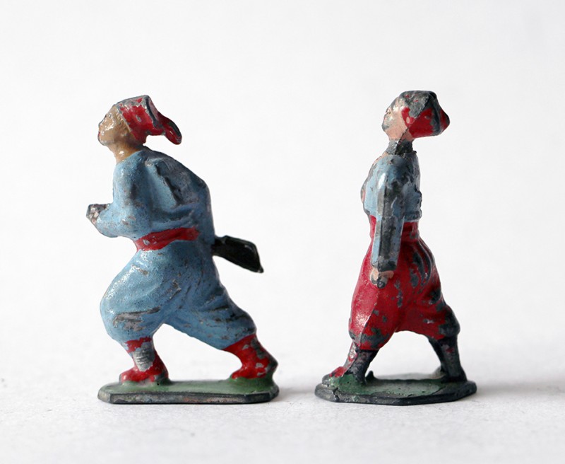 Figurines Plomb creux Infanterie Française 1920 Zouaves Tirailleurs