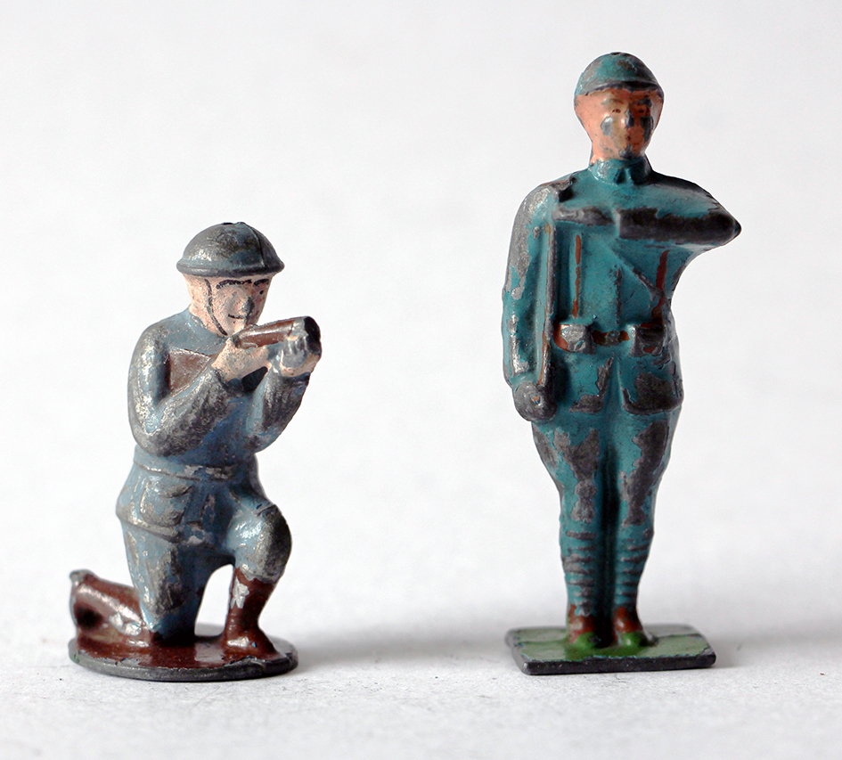 Figurines Quiralu ou plomb creux Infanterie Française 1920