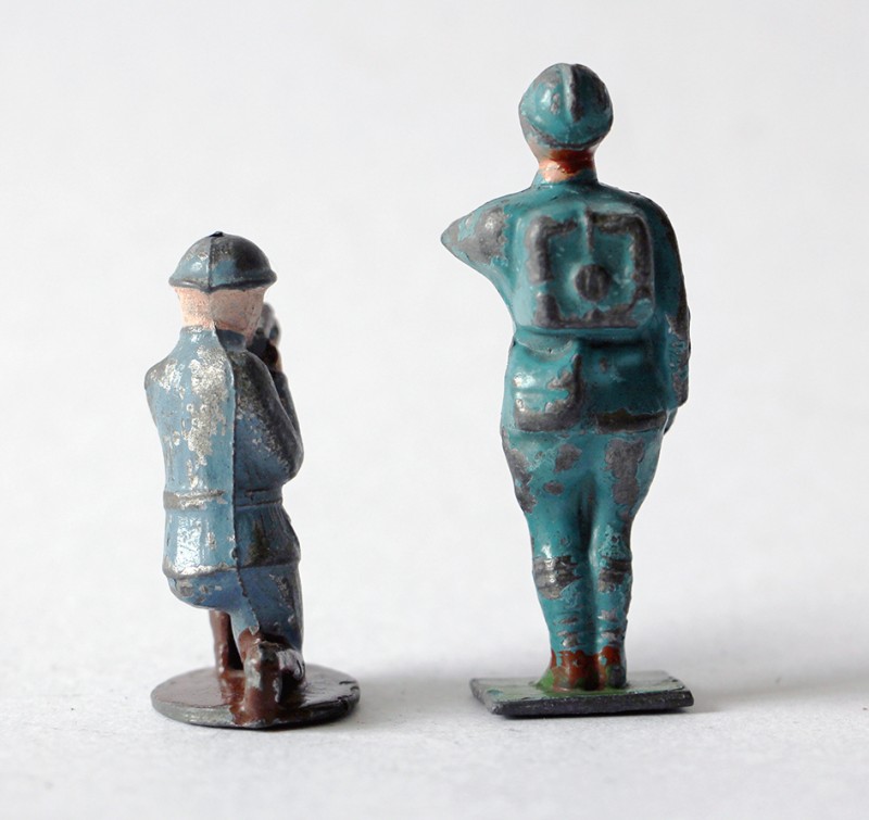 Figurines Quiralu ou plomb creux Infanterie Française 1920