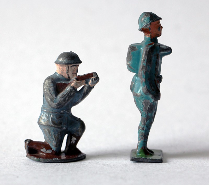 Figurines Quiralu ou plomb creux Infanterie Française 1920