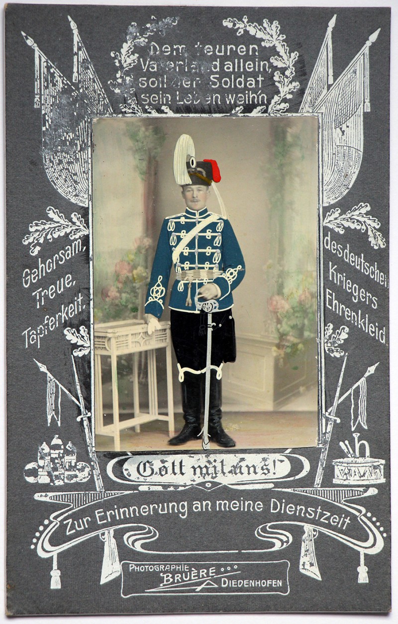 CDV Hussard Prussien Guerre 14/18