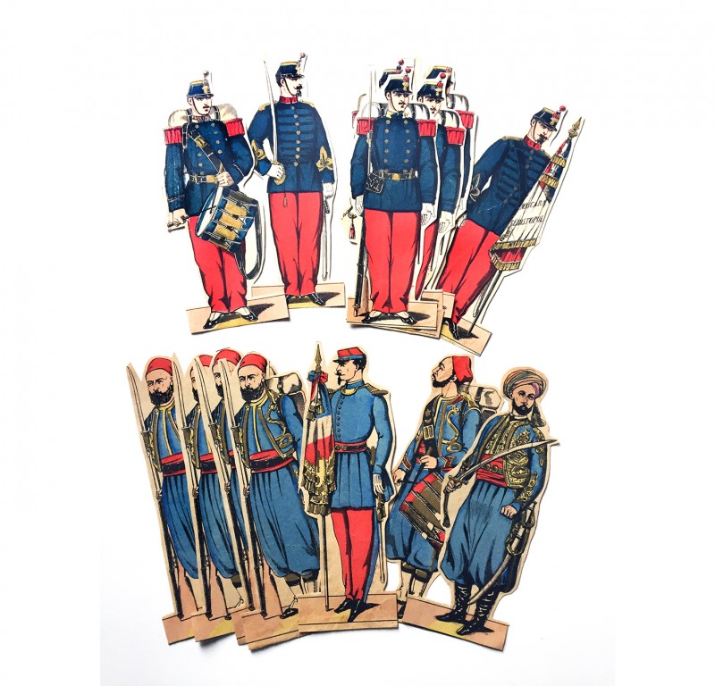 Grands Soldats Imagerie Epinal - Pellerin Editeur - Vrac - Infanterie de ligne - Turcos