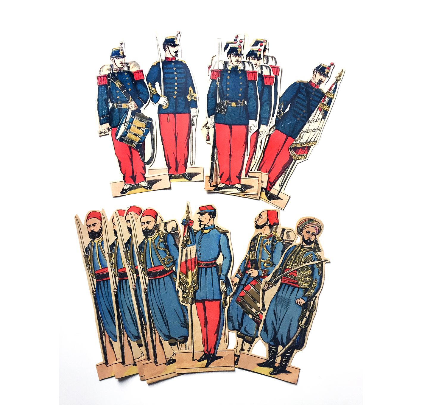 Grands Soldats Imagerie Epinal - Pellerin Editeur - Vrac - Infanterie de ligne - Turcos