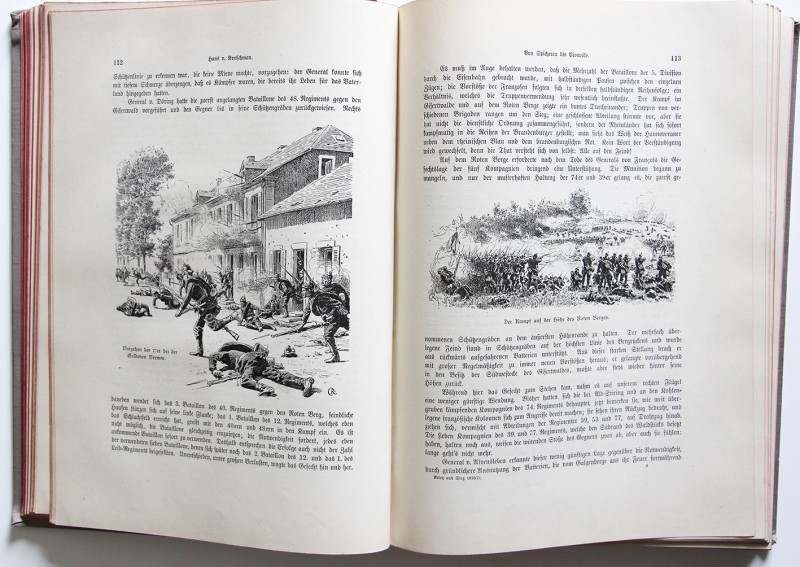 Krieg und Sieg 1870/1871 Ein Gedenkbuch - Berlin - Illustrations de Richard Knödel