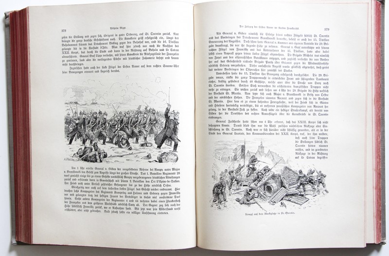 Krieg und Sieg 1870/1871 Ein Gedenkbuch - Berlin - Illustrations de Richard Knödel