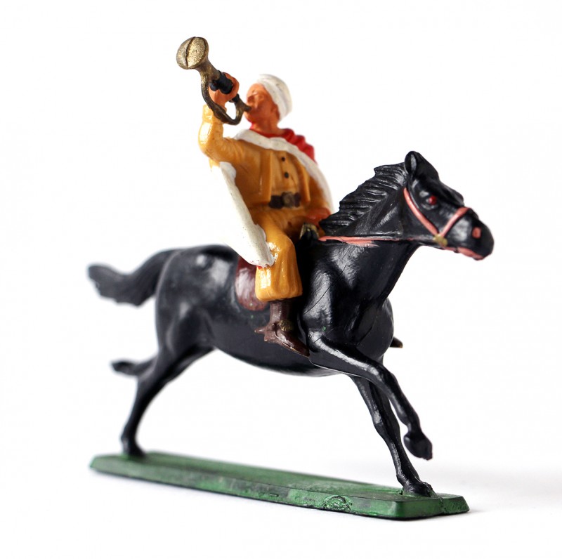 Figurine Starlux ancienne Cavalier Spahis Armée Française