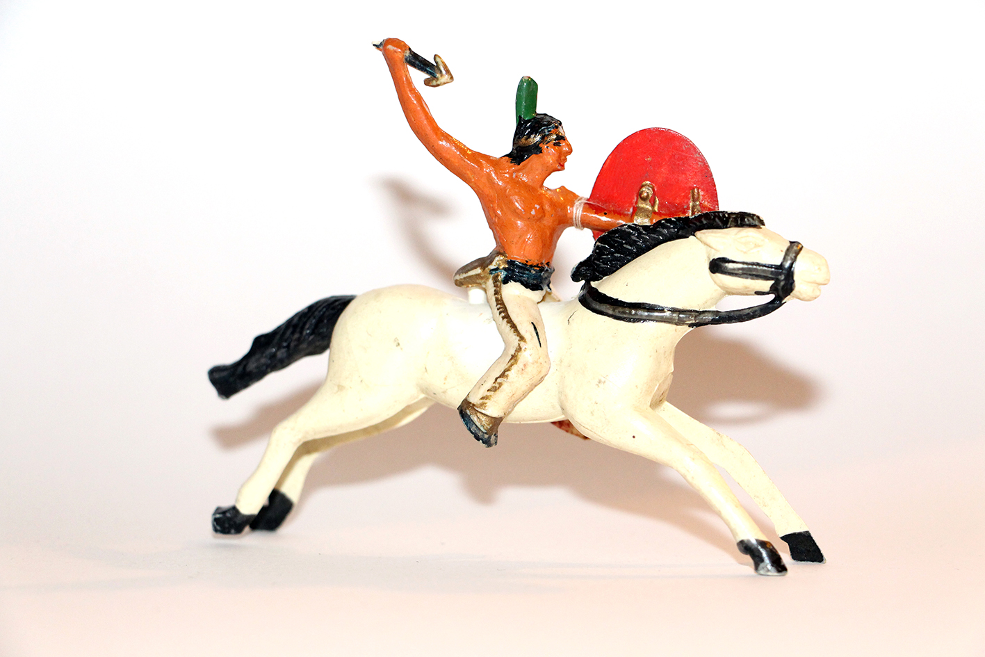 Ancienne figurine plastique année 60 Indien