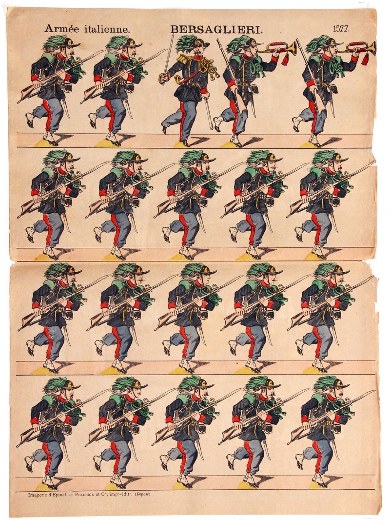 18 Planches Nouvelle Imagerie Epinal - Divers - Armée Italienne