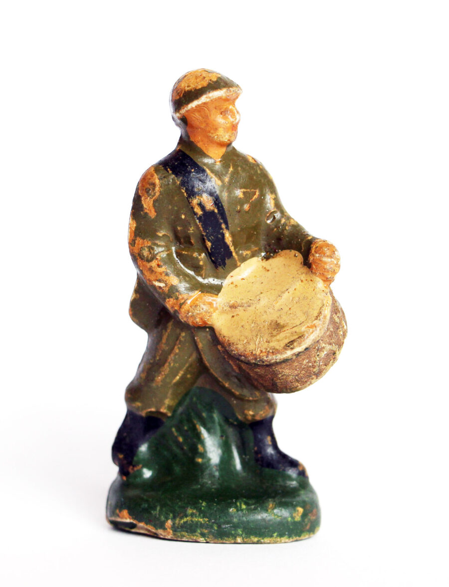 Ancienne Figurine Composite Armée Soldat Platre 1945