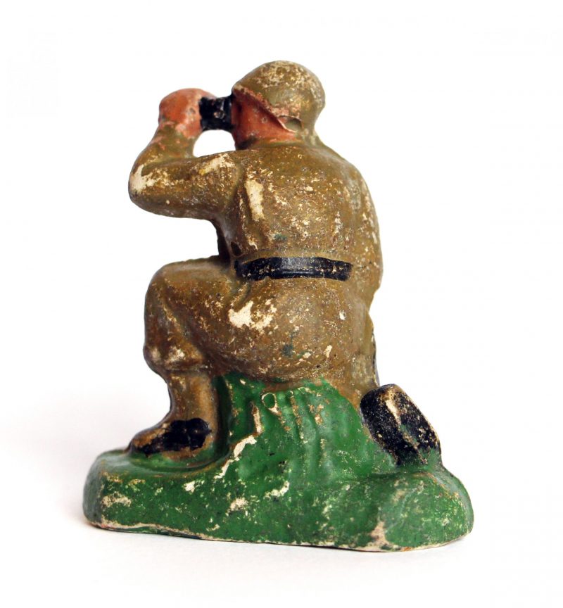 Ancienne Figurine Composite Armée Soldat Platre 1945