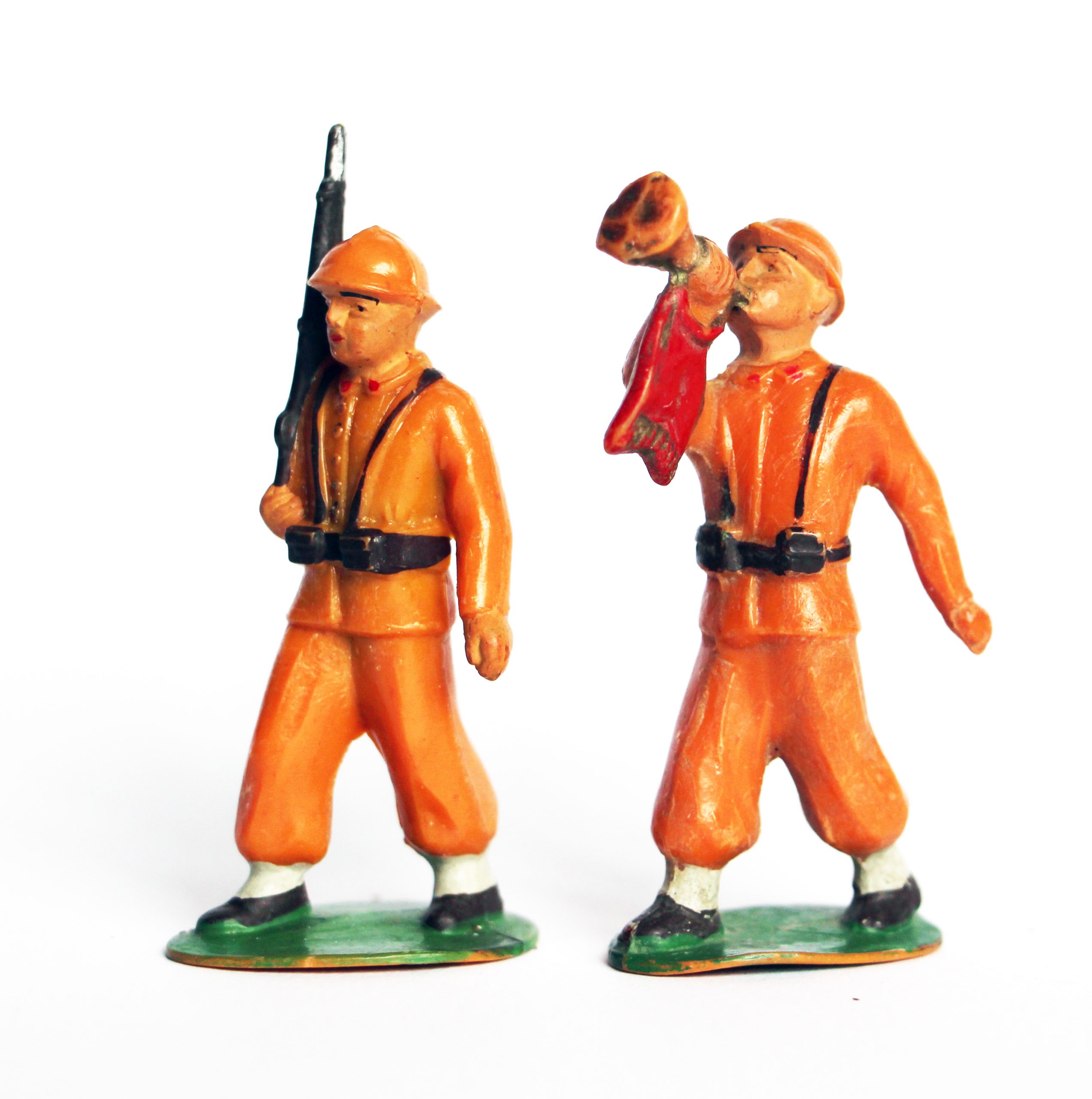 2 Anciennes Figurine Starlux - Infanterie Française 1940 - 1er Génération