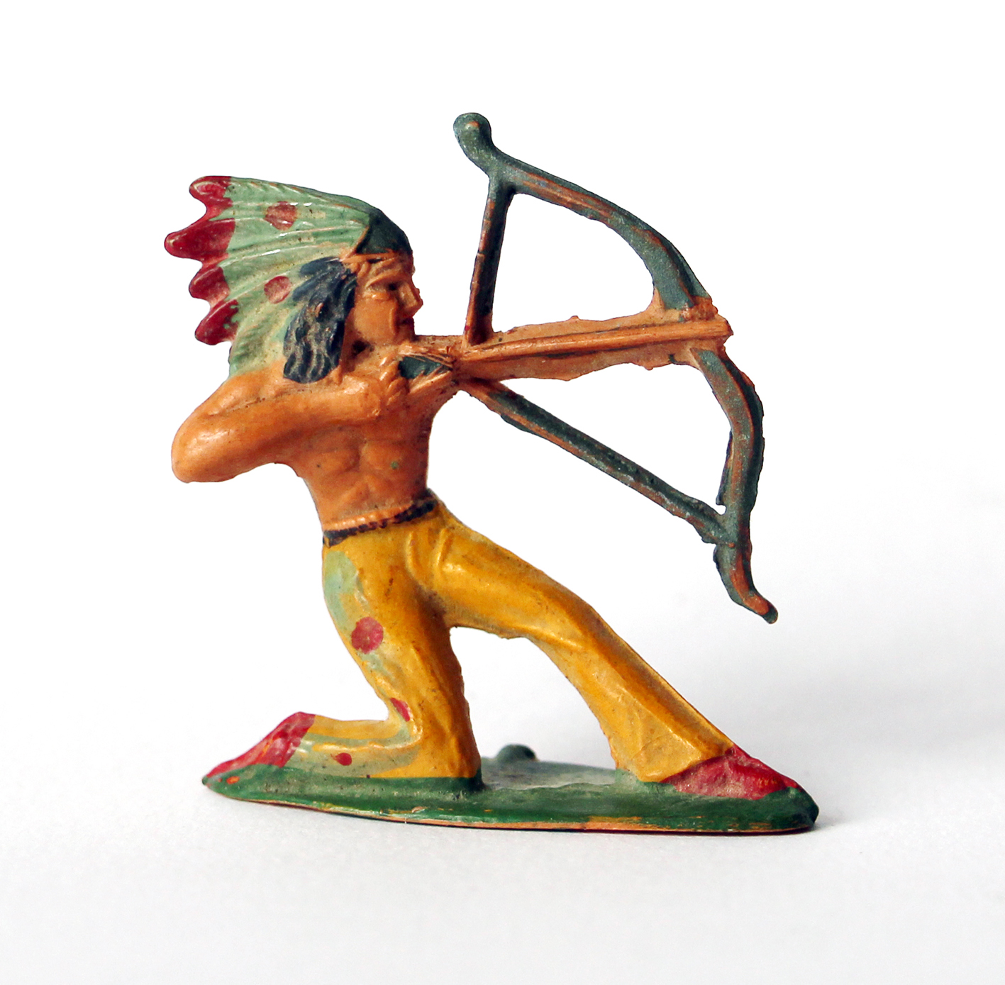 Ancienne Figurine Starlux - Indien Tir a l'arc