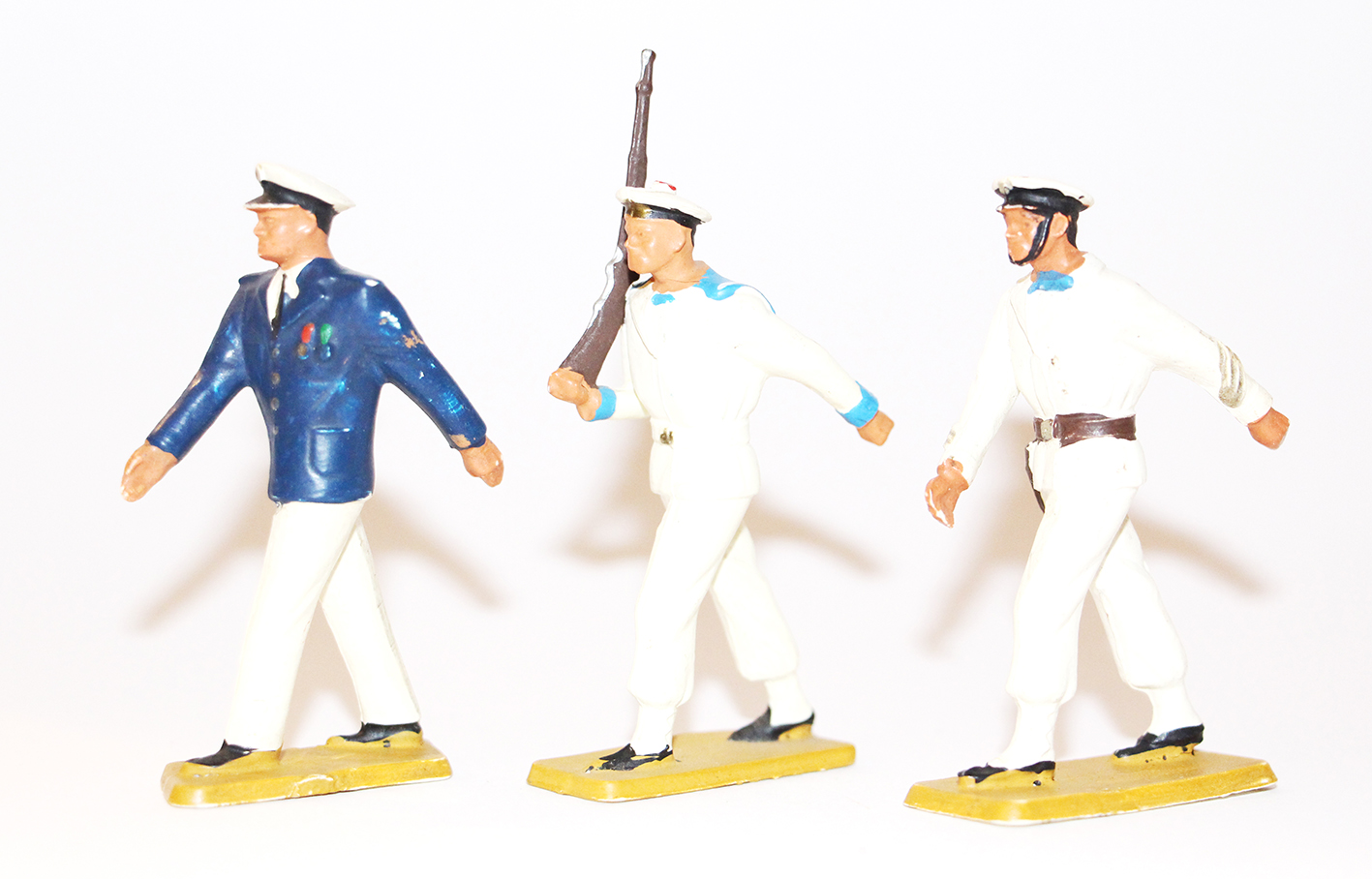 11 Figurines Starlux - Marin - Navire - Bateau - Défilé musique