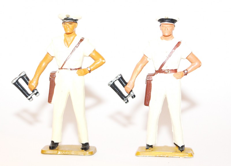 11 Figurines Starlux - Marin - Navire - Bateau - Défilé musique