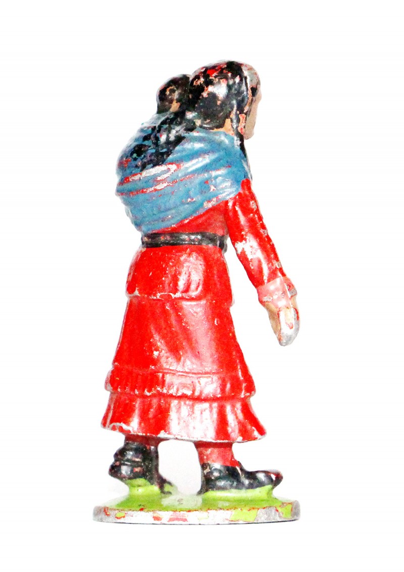 Figurine Quiralu ancienne Indienne Enfant Plaines Américaines