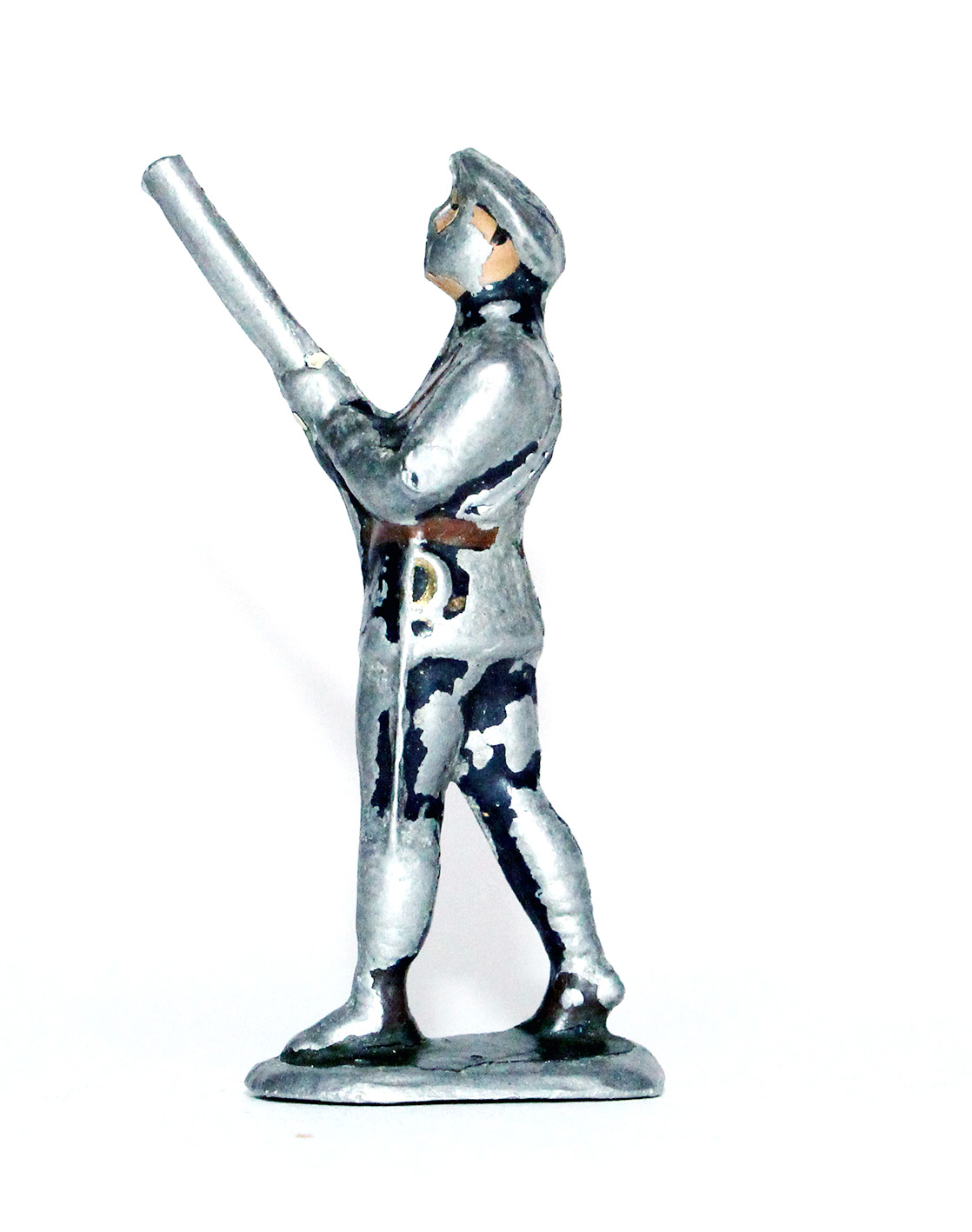 Figurines Aluminium ancienne chasseur à pied / Alpin