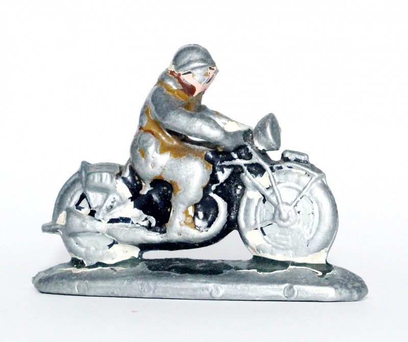 Figurine Quiralu ancienne Moto Armée Estafette