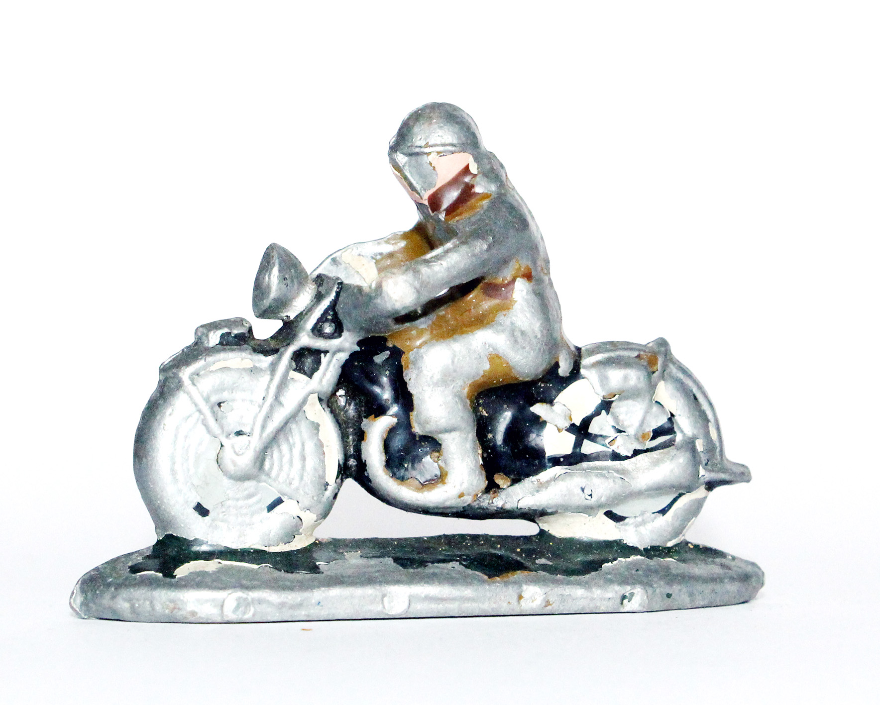 Figurine Quiralu ancienne Moto Armée Estafette