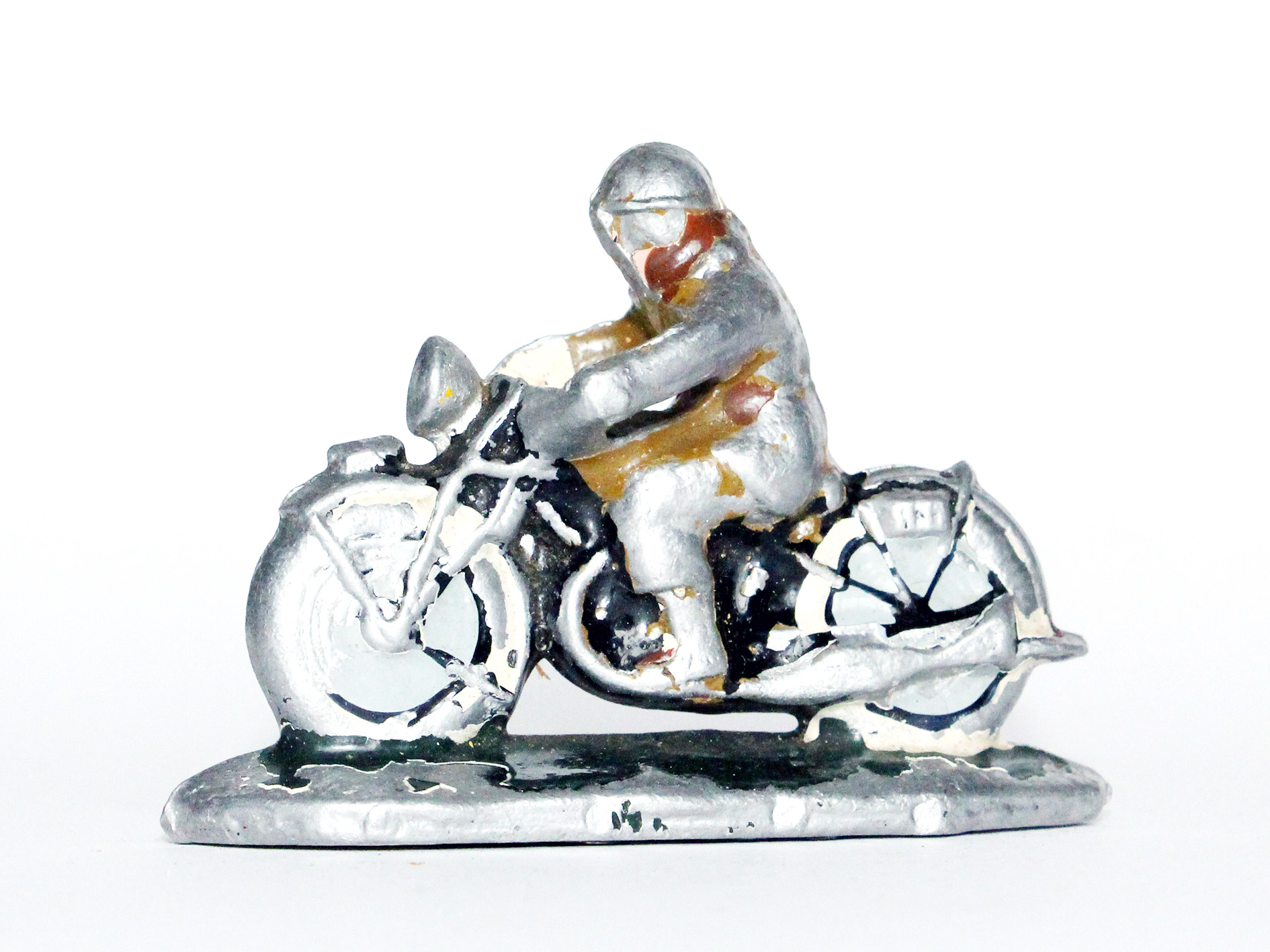 Figurine Quiralu ancienne Moto Armée Estafette