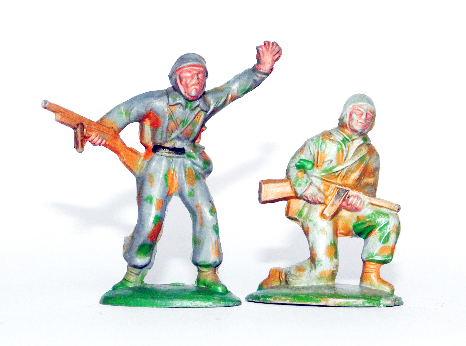 Figurine Ancienne Plastique - Année 50/60 - Pacte de Varsovie - Soldat Parachutiste