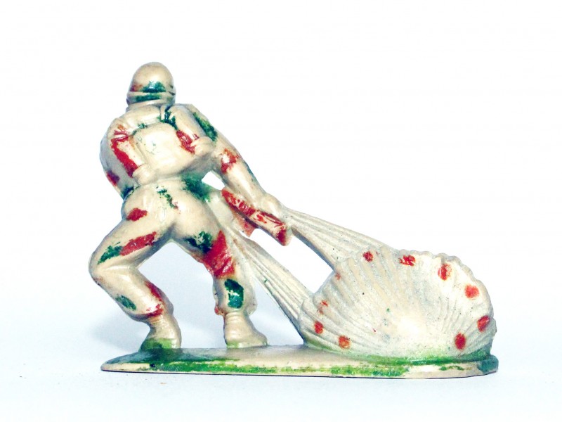 Figurine Ancienne Plastique - Année 50/60 - Pacte de Varsovie - Soldat Parachutiste
