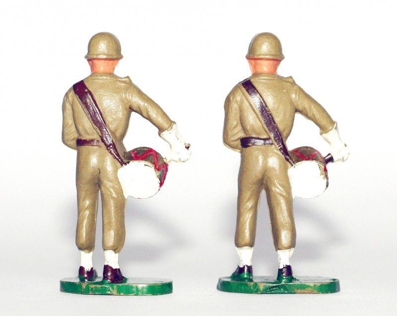 10 Figurines Starlux - Infanterie - Défilé - Musique - France