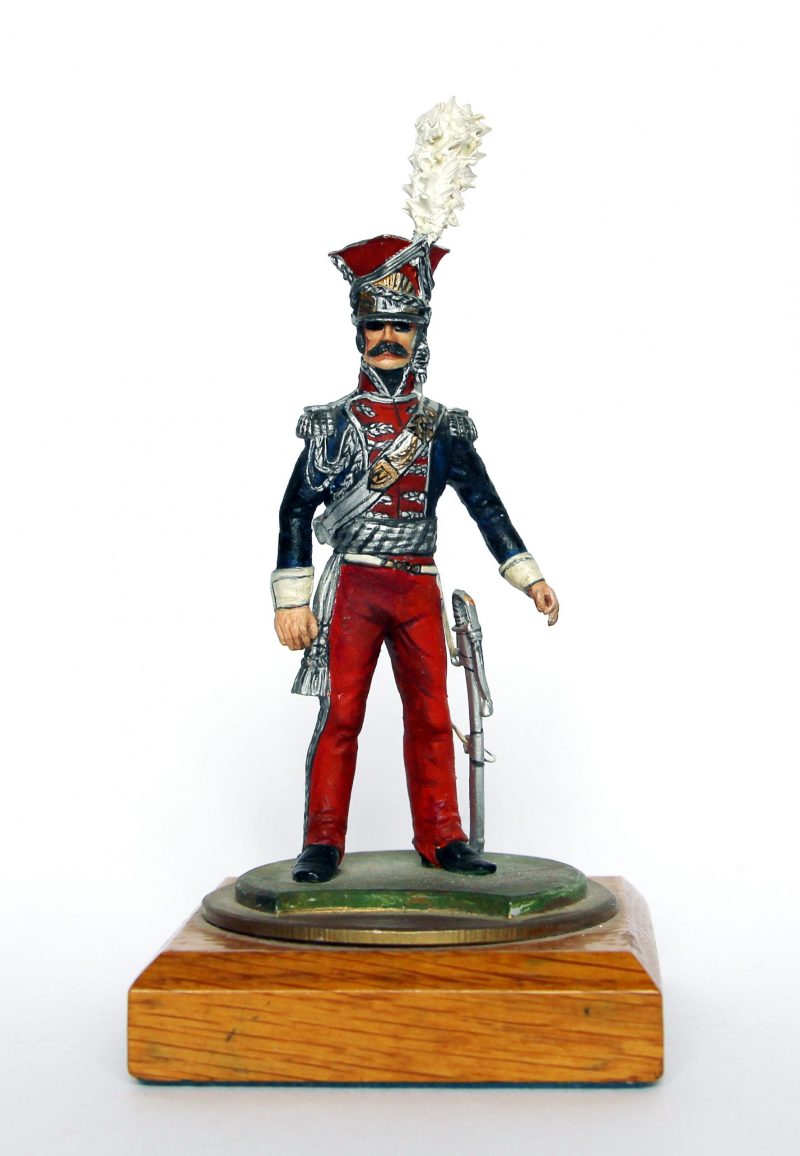 Figurine Series 77 - Peinture collectionneur - Officier du 1er Chevau-légers lanciers de la Garde - Polonais