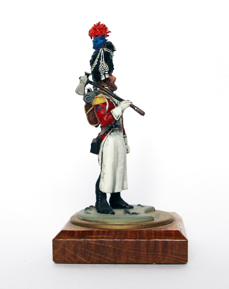 Figurine Series 77 - Peinture collectionneur - Soldat sapeur du 4er Régiment Suisse - 1810