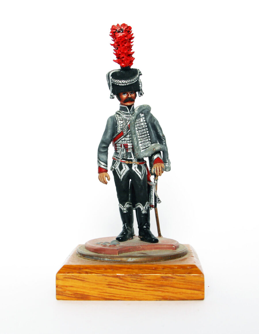 Figurine Series 77 - Peinture collectionneur - Hussard 3em Régiment - 1er Empire 1810 - Officier - Compagnie d'Elite