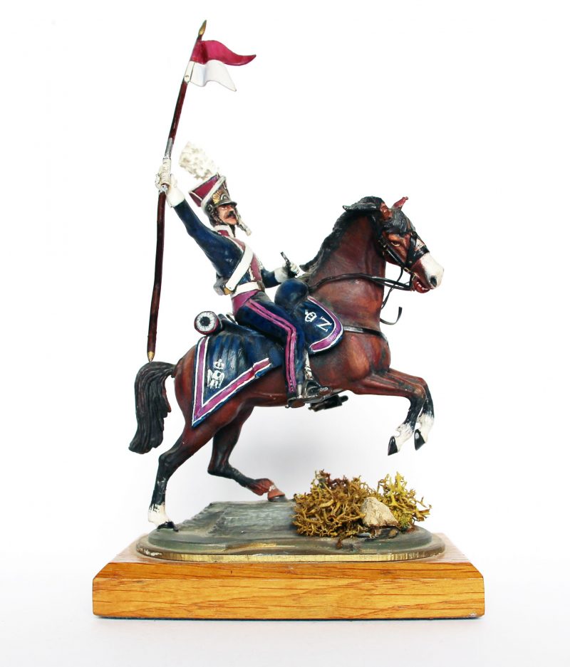 Figurine Series 77 - Peinture collectionneur - Soldat du 1er Chevau-légers lanciers de la Garde - Polonais