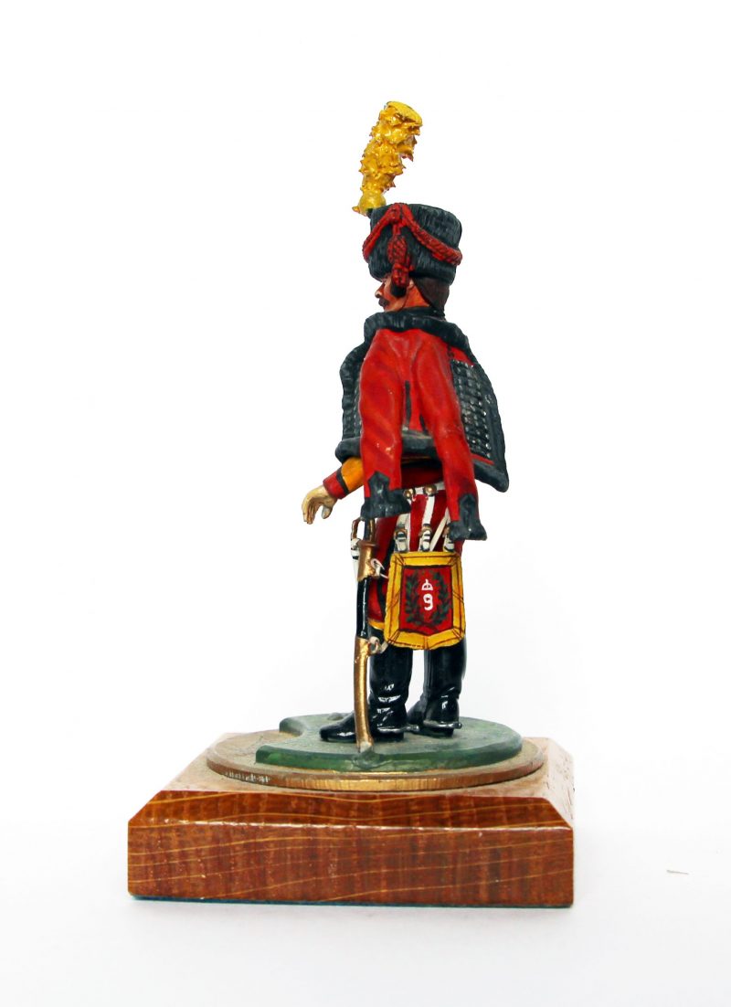 Figurine Series 77 - Peinture collectionneur - Trompette Hussard 9em Régiment - 1er Empire 1810 - Compagnie d'Elite