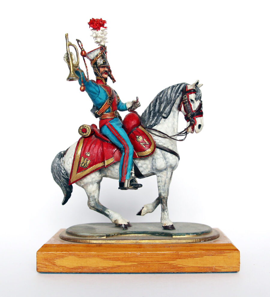 Figurine Series 77 – Peinture collectionneur – Trompette du 1er Chevau-légers lanciers de la Garde – Polonais