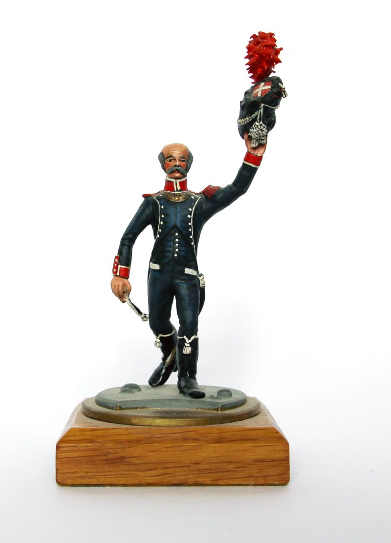 Figurine Series 77 - Peinture collectionneur - Officier des Carabiniers d'infanterie légère - 1er Empire 1809