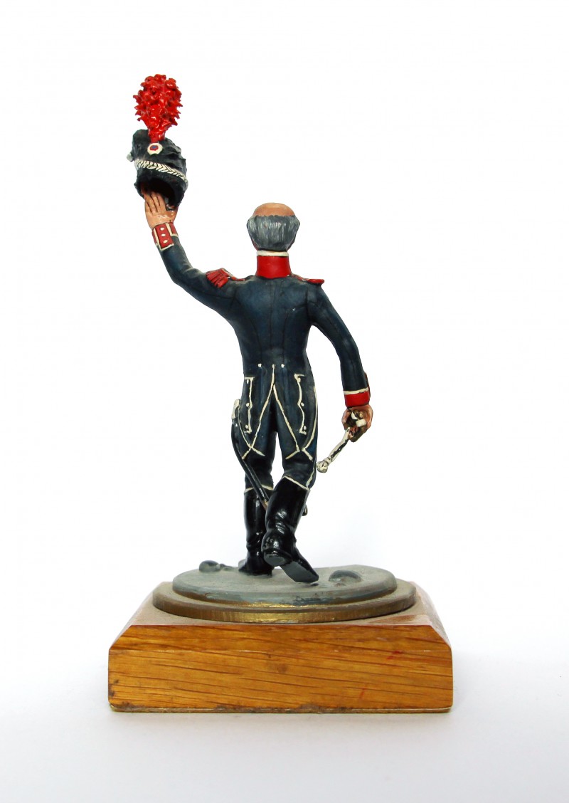 Figurine Series 77 - Peinture collectionneur - Officier des Carabiniers d'infanterie légère - 1er Empire 1809